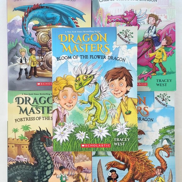 LOT OF 15 DRAGON MASTERS BRANCHES PAPERBACK KIDS BOYS BOOKS #1-21 BY TRACEY WEST - Picture 5 of 12